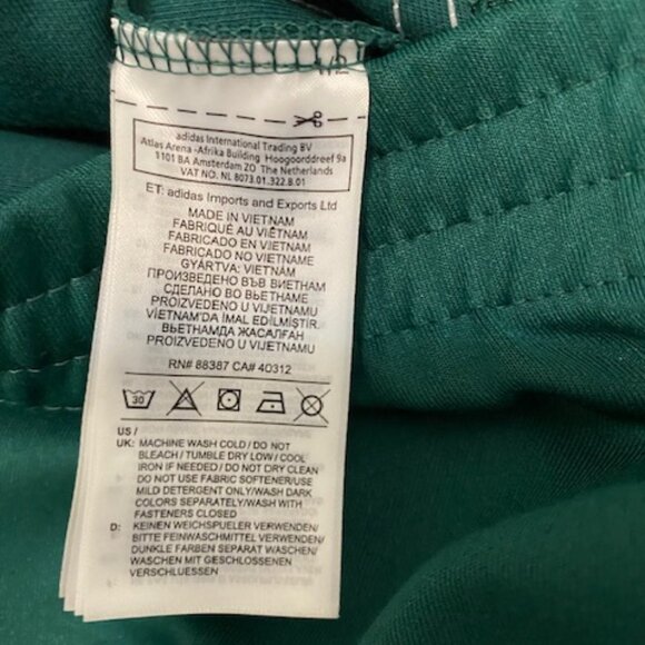 Adidas Women's SST Dark Green Track Pants Size S - Picture 11 of 12